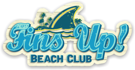 Fins Up Beach Club logo